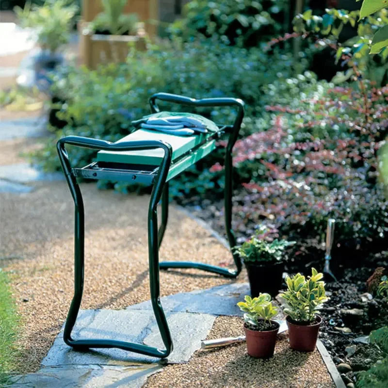 Garden Folding Chair Portable Garden kneeler Rest Stool