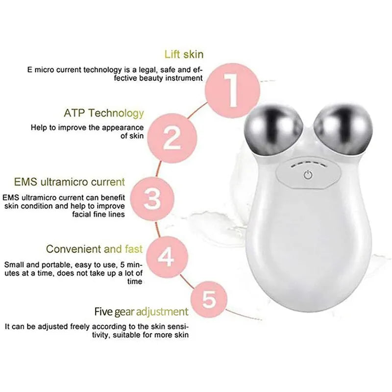 Face Massager 5 Gears Electric